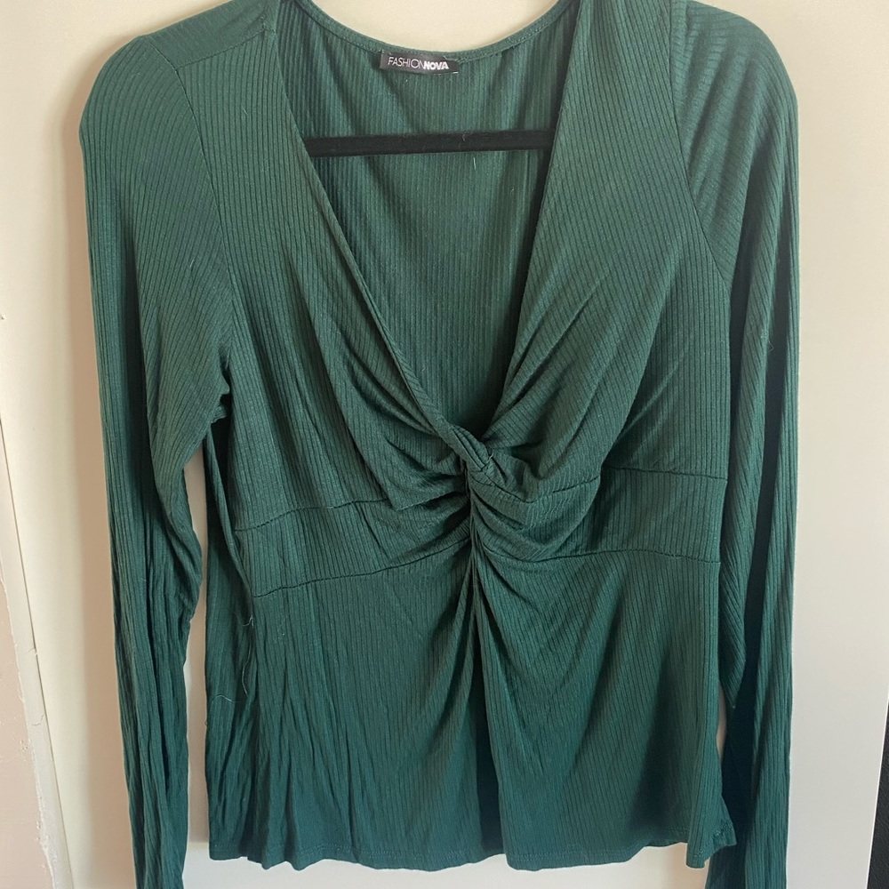 Fashion Nova knot front top